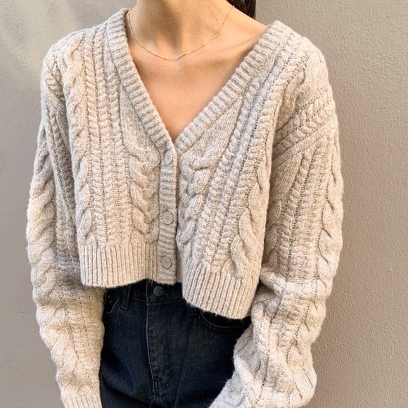 OAK + FORT Sweaters - Oak + Fort Knit Cardigan